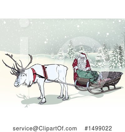 Royalty-Free (RF) Santa Clipart Illustration by dero - Stock Sample #1499022