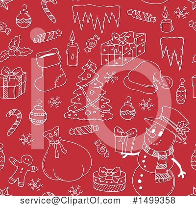Christmas Pattern Clipart #1499358 by visekart