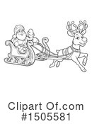 Santa Clipart #1505581 by AtStockIllustration