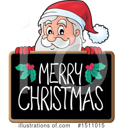 Royalty-Free (RF) Santa Clipart Illustration by visekart - Stock Sample #1511015
