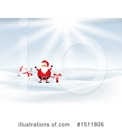 Royalty-Free (RF) Santa Clipart Illustration by KJ Pargeter - Stock Sample #1511806
