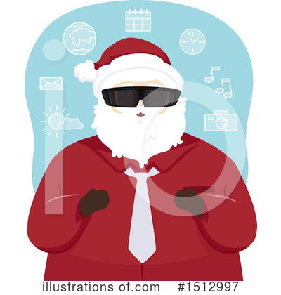 Royalty-Free (RF) Santa Clipart Illustration by BNP Design Studio - Stock Sample #1512997