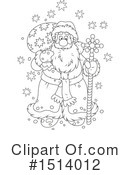 Santa Clipart #1514012 by Alex Bannykh