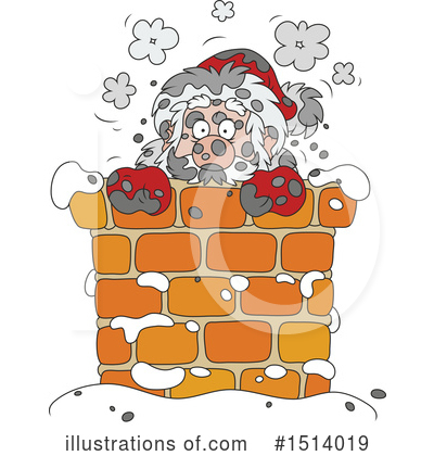 Santa Clipart #1514019 by Alex Bannykh