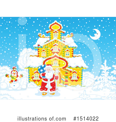 Royalty-Free (RF) Santa Clipart Illustration by Alex Bannykh - Stock Sample #1514022