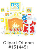 Santa Clipart #1514451 by Alex Bannykh