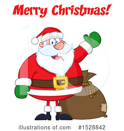 Royalty-Free (RF) Santa Clipart Illustration by Hit Toon - Stock Sample #1528842