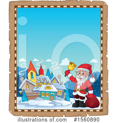 Royalty-Free (RF) Santa Clipart Illustration by visekart - Stock Sample #1560890