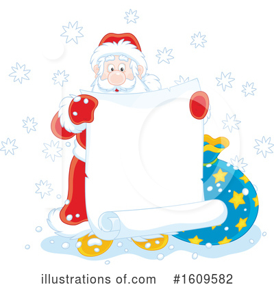 Royalty-Free (RF) Santa Clipart Illustration by Alex Bannykh - Stock Sample #1609582