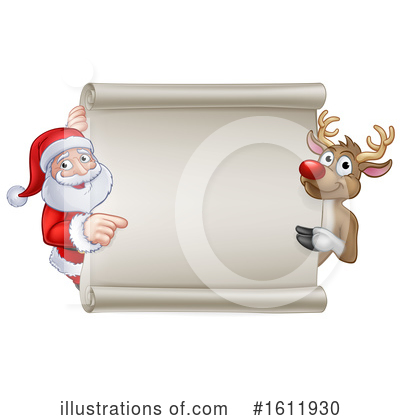 Royalty-Free (RF) Santa Clipart Illustration by AtStockIllustration - Stock Sample #1611930