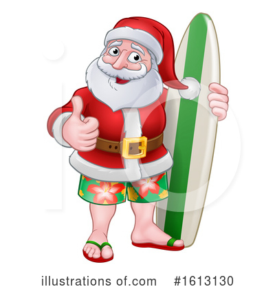 Surfing Clipart #1613130 by AtStockIllustration