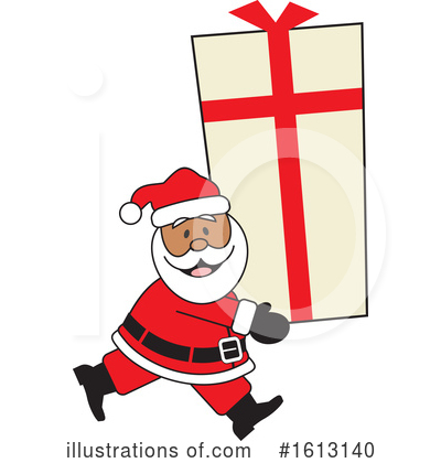 Santa Clipart #1613140 by Johnny Sajem