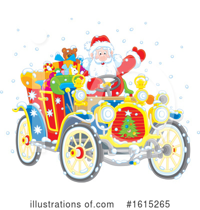 Royalty-Free (RF) Santa Clipart Illustration by Alex Bannykh - Stock Sample #1615265