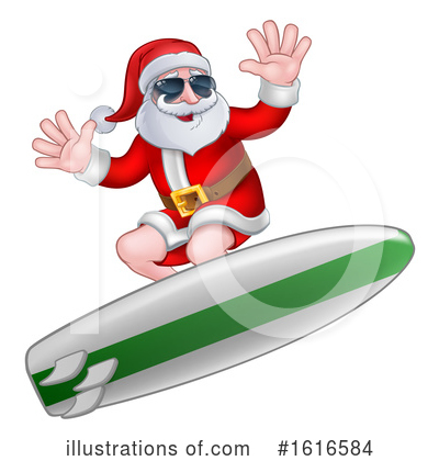 Surfing Clipart #1616584 by AtStockIllustration