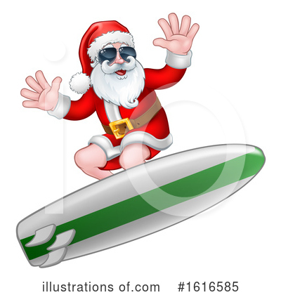 Surfing Clipart #1616585 by AtStockIllustration