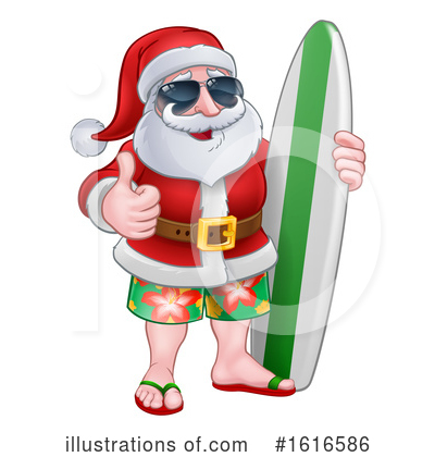 Royalty-Free (RF) Santa Clipart Illustration by AtStockIllustration - Stock Sample #1616586