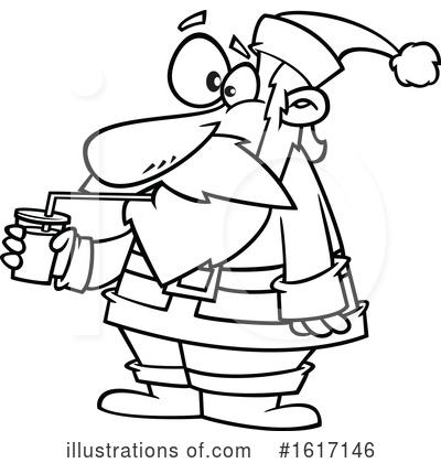 Royalty-Free (RF) Santa Clipart Illustration by toonaday - Stock Sample #1617146