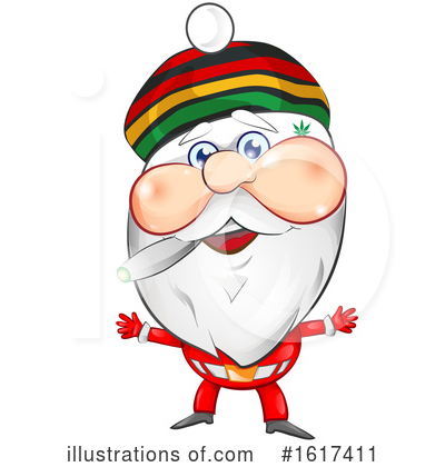 Santa Clipart #1617411 by Domenico Condello