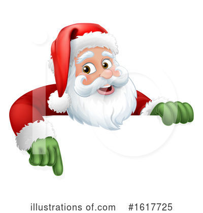 Royalty-Free (RF) Santa Clipart Illustration by AtStockIllustration - Stock Sample #1617725