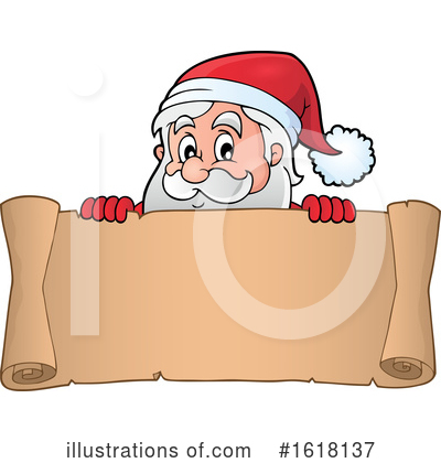 Royalty-Free (RF) Santa Clipart Illustration by visekart - Stock Sample #1618137