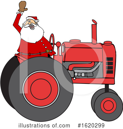 Royalty-Free (RF) Santa Clipart Illustration by djart - Stock Sample #1620299