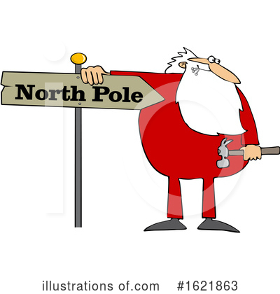Royalty-Free (RF) Santa Clipart Illustration by djart - Stock Sample #1621863