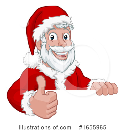Royalty-Free (RF) Santa Clipart Illustration by AtStockIllustration - Stock Sample #1655965