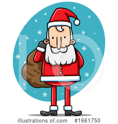 Royalty-Free (RF) Santa Clipart Illustration by Qiun - Stock Sample #1661750
