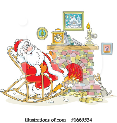 Royalty-Free (RF) Santa Clipart Illustration by Alex Bannykh - Stock Sample #1669534