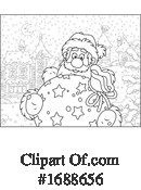 Santa Clipart #1688656 by Alex Bannykh