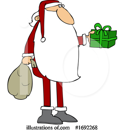 Royalty-Free (RF) Santa Clipart Illustration by djart - Stock Sample #1692268