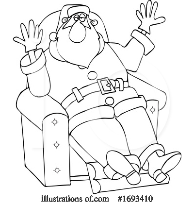 Royalty-Free (RF) Santa Clipart Illustration by djart - Stock Sample #1693410