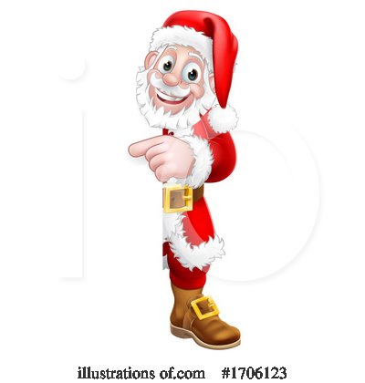 Royalty-Free (RF) Santa Clipart Illustration by AtStockIllustration - Stock Sample #1706123