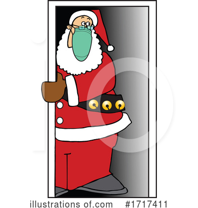 Royalty-Free (RF) Santa Clipart Illustration by djart - Stock Sample #1717411