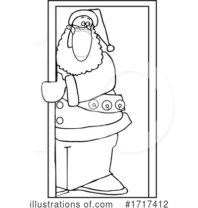 Royalty-Free (RF) Santa Clipart Illustration by djart - Stock Sample #1717412