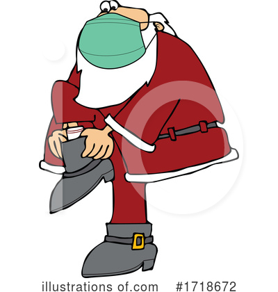 Royalty-Free (RF) Santa Clipart Illustration by djart - Stock Sample #1718672