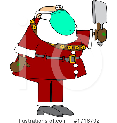 Royalty-Free (RF) Santa Clipart Illustration by djart - Stock Sample #1718702