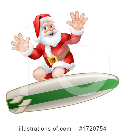 Surfing Clipart #1720754 by AtStockIllustration