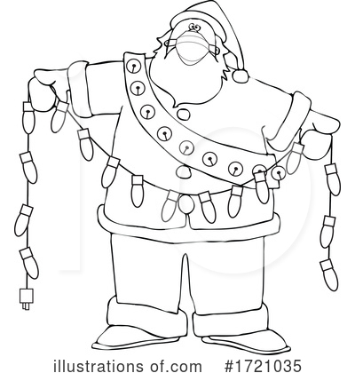 Royalty-Free (RF) Santa Clipart Illustration by djart - Stock Sample #1721035