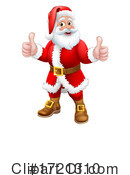 Santa Clipart #1721310 by AtStockIllustration