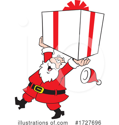 Royalty-Free (RF) Santa Clipart Illustration by Johnny Sajem - Stock Sample #1727696