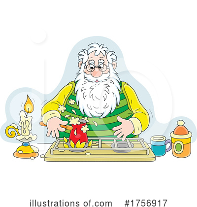 Royalty-Free (RF) Santa Clipart Illustration by Alex Bannykh - Stock Sample #1756917