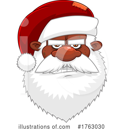Santa Hat Clipart #1763030 by Hit Toon