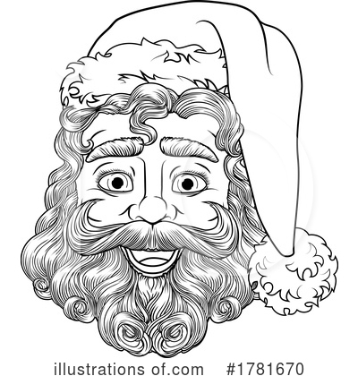 Santa Hat Clipart #1781670 by AtStockIllustration
