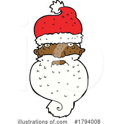 Royalty-Free (RF) Santa Clipart Illustration by lineartestpilot - Stock Sample #1794008