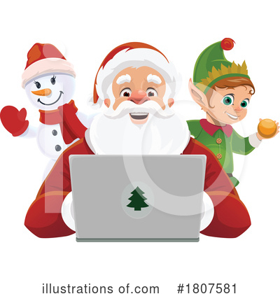 Christmas Elf Clipart #1807581 by Vector Tradition SM