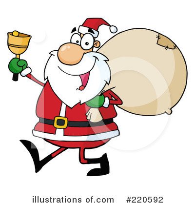 Royalty-Free (RF) Santa Clipart Illustration by Hit Toon - Stock Sample #220592