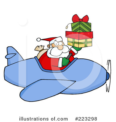 Royalty-Free (RF) Santa Clipart Illustration by Hit Toon - Stock Sample #223298