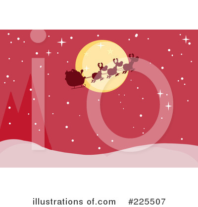 Royalty-Free (RF) Santa Clipart Illustration by Hit Toon - Stock Sample #225507