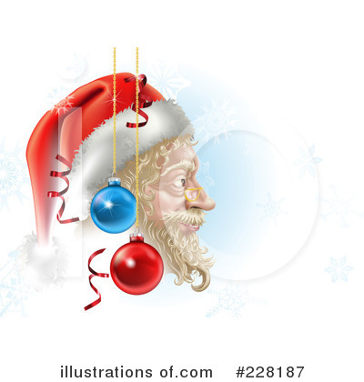 Royalty-Free (RF) Santa Clipart Illustration by AtStockIllustration - Stock Sample #228187